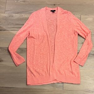 GAP Coral Open-Front Cardigan